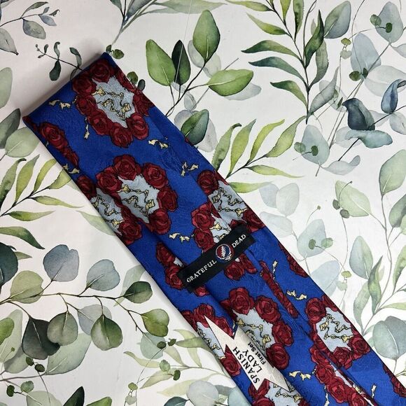 Grateful Dead Jerry Garcia’s Spanish Lady Collector's Edition Silk Tie - Picture 5 of 7